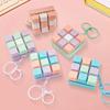 Fidget Decompression 9 Keyboard Key Toy for Adults Antistress Toys Boys Girls Anti Stress Finger Keyboard Games Keychain