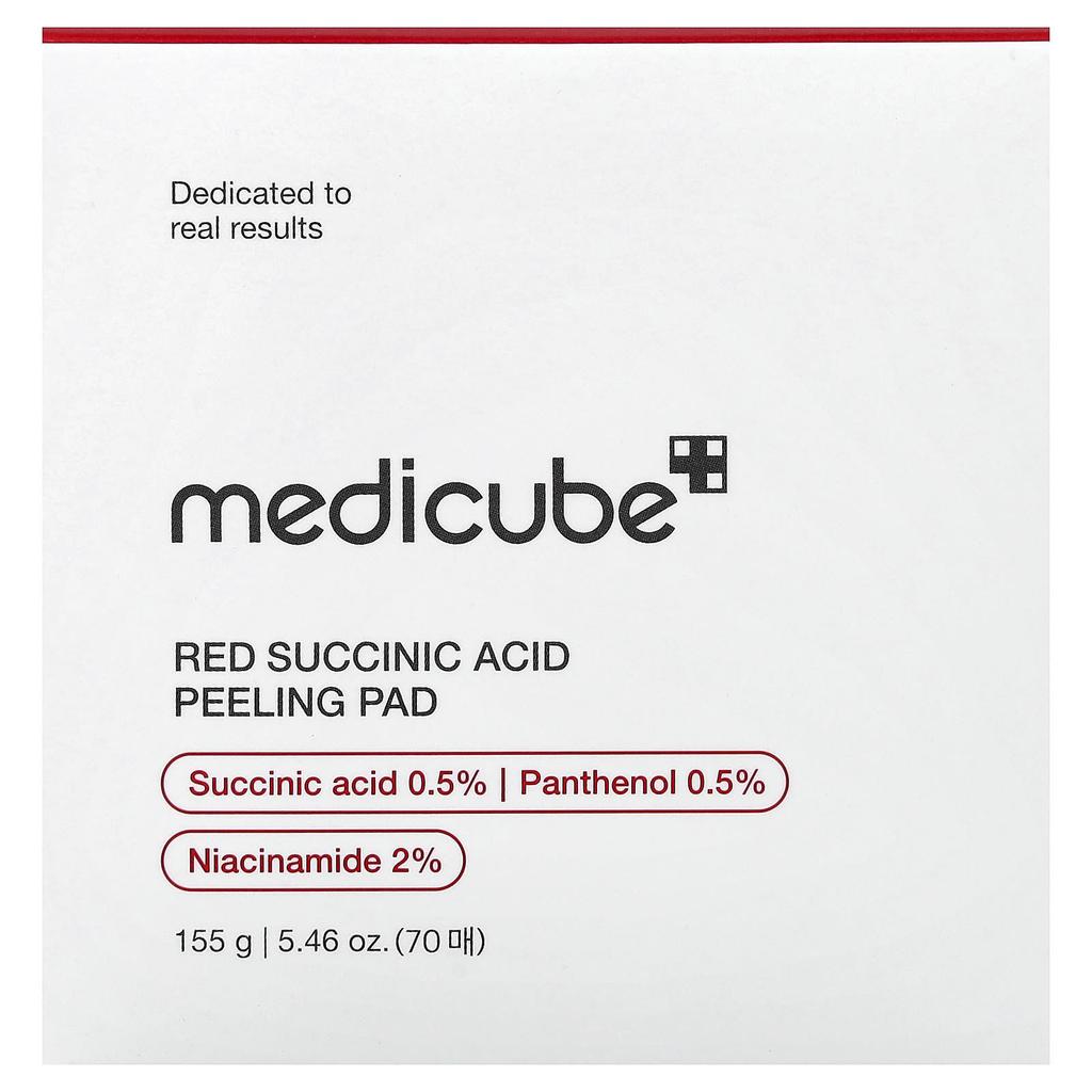 Medicube Red Succinic Acid Peeling Pads, 70 Sheets