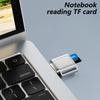 Aluminum USB Type C Memory Card Adapter Small Designs Travel Friendly Tiny Adapter Suitable for Mobile Devices