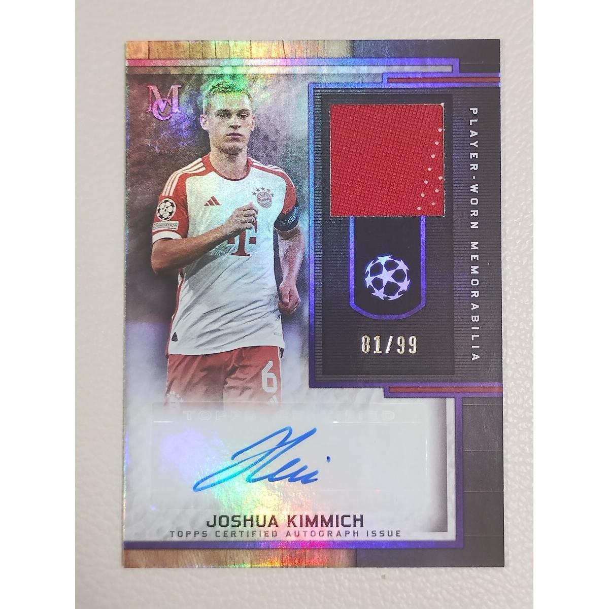 Used [Limited to 99 pieces] 2023-24 TOPPS MUSEUM COLLECTION Kimmich KIMMICH Signed Card Relic RELIC Bayern
