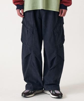 GOLDEN SUNSHINE Washed Cargo Pants_Navy