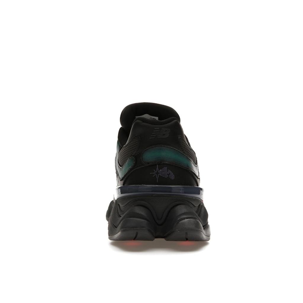 Mowalola X New Balance 9060 Burglarwear - Teal Unisex Sneakers Black U9060ML