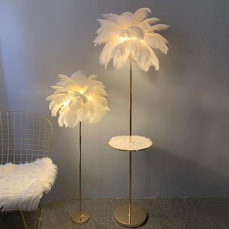 10 Stück 20-25cm Elegante Straußenfedern Große Flauschige Federn für Hochzeitsfeier Hauszimmer DIY Dekorationen