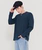 CHASECULT Men'S Modified Knit Round T-Shirt-Bezk5113B0G