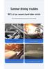 Car Window Sunshade & Anti-Mosquito Mesh Curtain for Privacy and Insect Protection