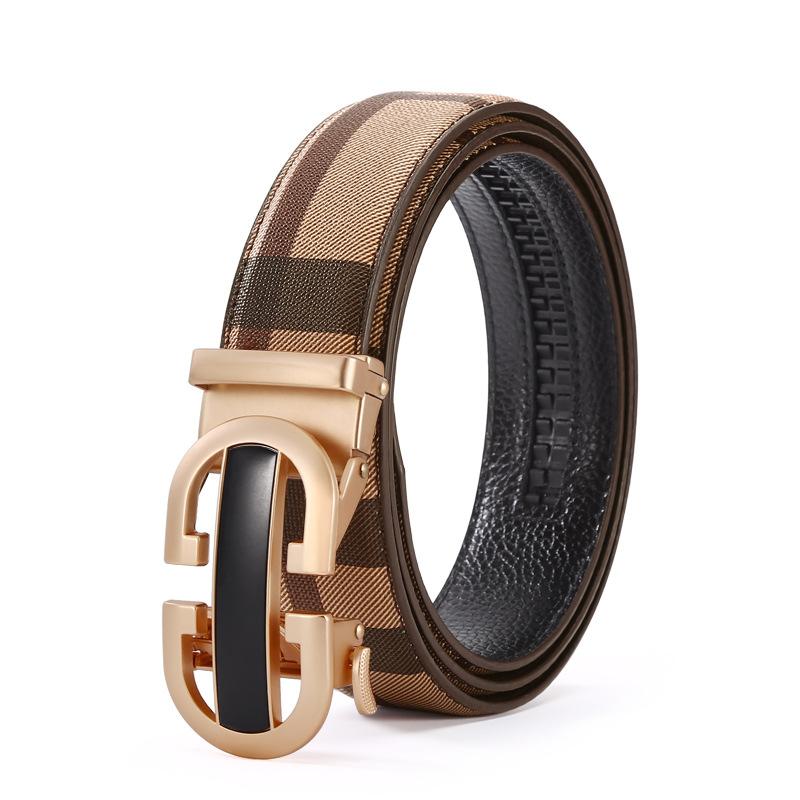Curea Bărbați Aliaj Cataramă Automată Piele de Vacă Pură Curea Bărbați High-End Business Casual Pantaloni Curea Curea Bărbați