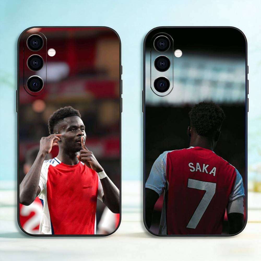 Epc B-Bukayo S-Saka Fußball Handyhülle Für Samsung Galaxy A73,A72,A71,A70,A53,A52,A51,Weiche Silikon Schwarze Hülle