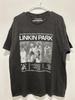 T-shirt en coton noir Linkin Park From Zero World Tour 2025,