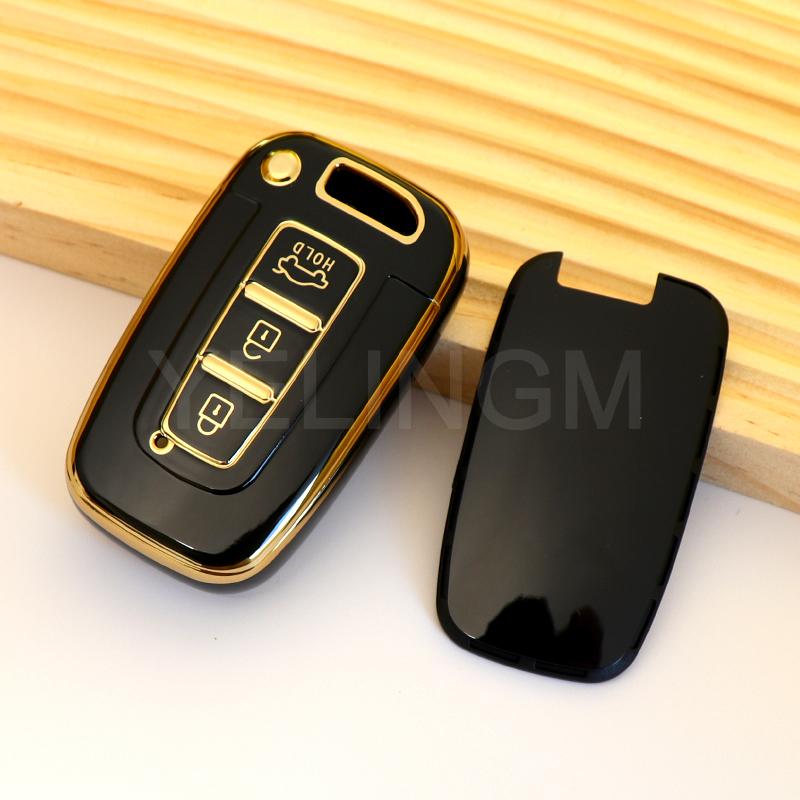 3/4 Buttons Car Key Case Cover For Kia Hyundai EQUUS Optima K5 Forte Opirus Rohens Ix35 SOUL SORENTO MOHAVE Borrego Shell Fob
