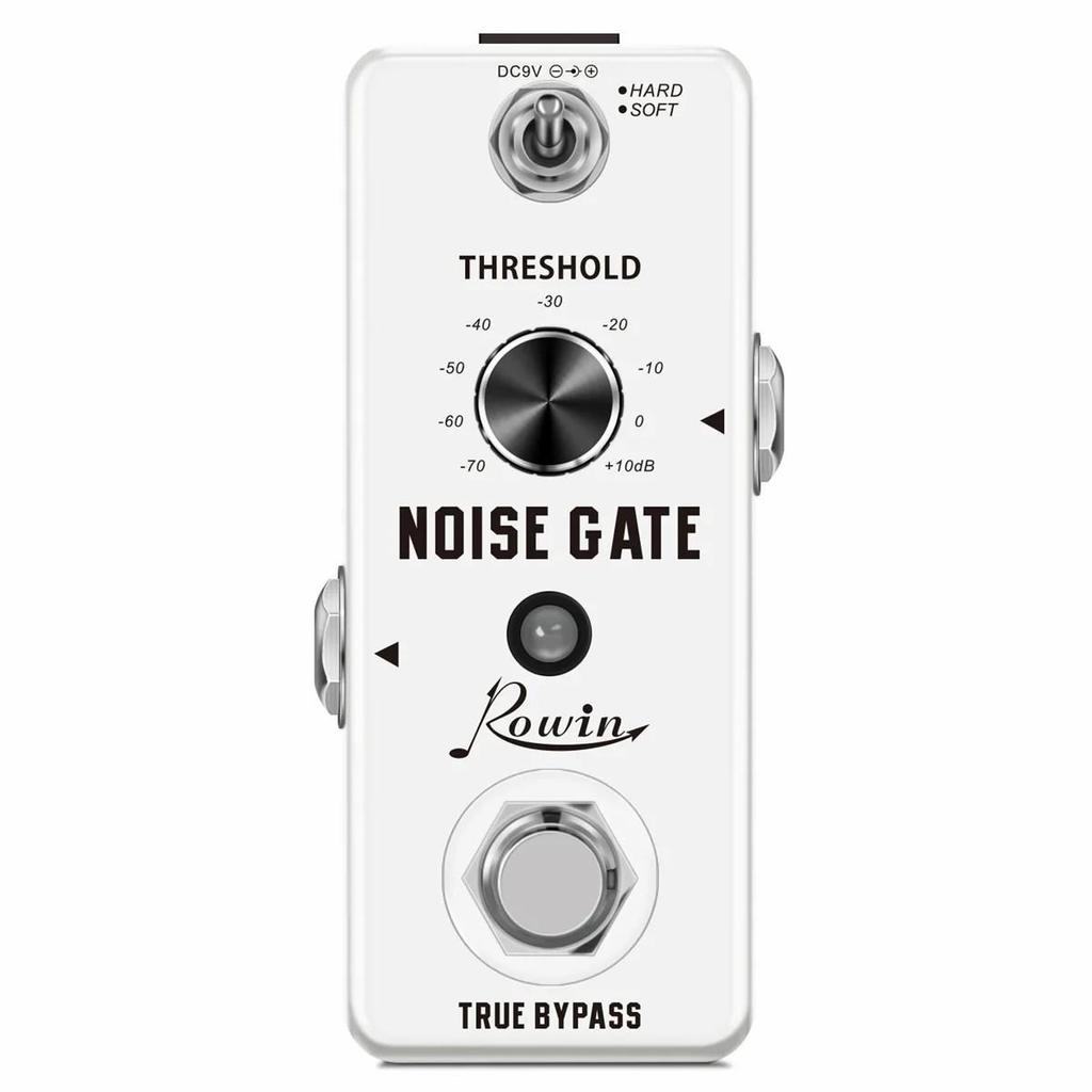 Guitar Effect Pedal ROWIN Noise Gate 2 Modes Noise Reduction with Aluminum Alloy Enclosure