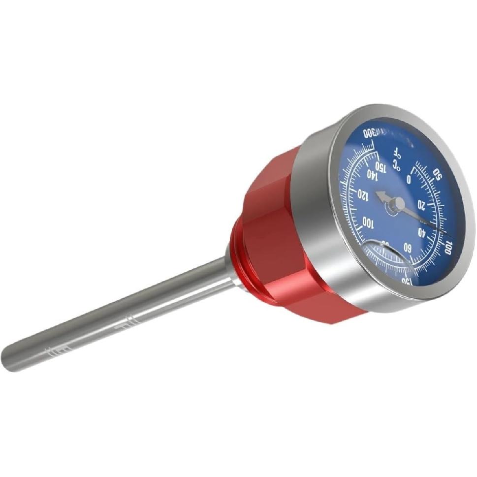 

for Raptor 700 700R 2006-2024 for Raptor 700R SE 2010-2024 for YFZ450 Motorcycle Oil Dipstick W/Temperature Gauge for ATV Oil Level Indicator(Red) красный