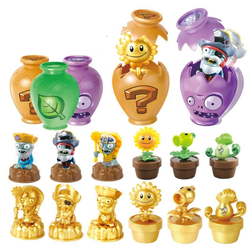 Plant Vs. Zombies Surprise Can Blind Box Set Mix Of Plants Zombies And Vehicles!