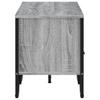 TV Stand Gray Sonoma 122 X 34 X 41 Cm Particleboard