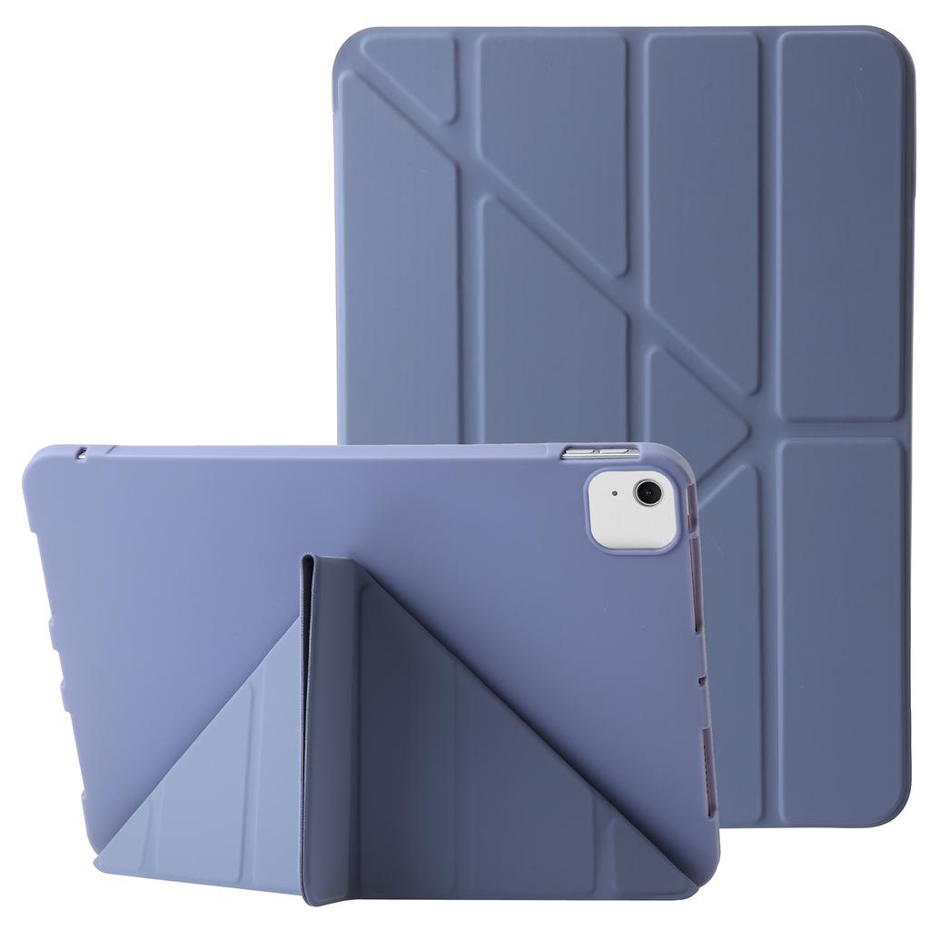 Für iPad Air 13 (2025)/(2024) Hülle Origami Ständer PU-Leder+Silikon Tablet-Hülle mit Auto Sleep/Wake