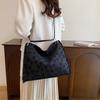 Stylish Black Tote Bag For Women With Large Capacity Ideal For Commuting And Classes