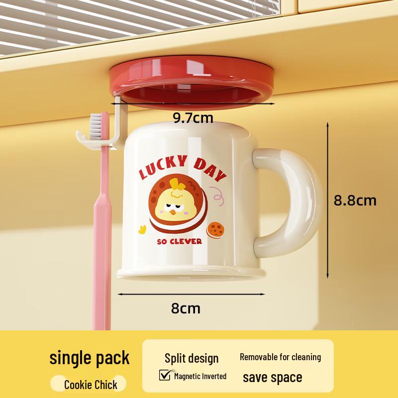 Kapabear Magnetic Toothbrush Holder with Cups