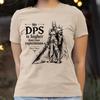 World of Warcraft DPS Shirt für Sie Personalisierbares Gaming-Shirt Geschenk Benutzerdefinierte Krieger Warcraft Kleidung für Mama WoW Todesritter DnD Gamer T-Shirt