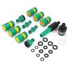 24Pcs Set Hose Connector Fitting Set Garden Irrigation Car Washing G1 2 Water Sprayer Kit