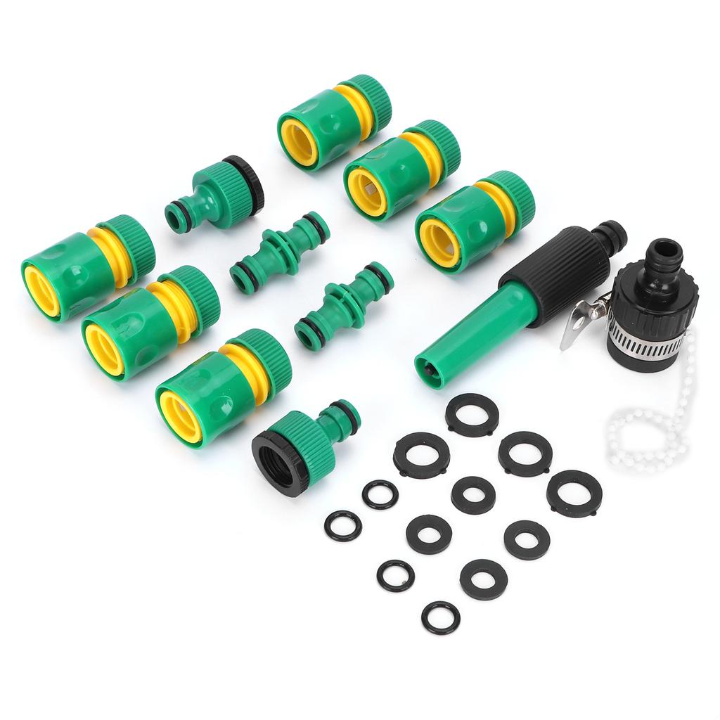 24Pcs Set Hose Connector Fitting Set Garden Irrigation Car Washing G1 2 Water Sprayer Kit