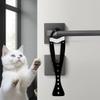 Dörrspärr för katter Justerbar husdjursgrindhållare Hundtålig Dörrrem för katter För Vardagsrum Sovrum Balkong Arbetsrum Lägenhet