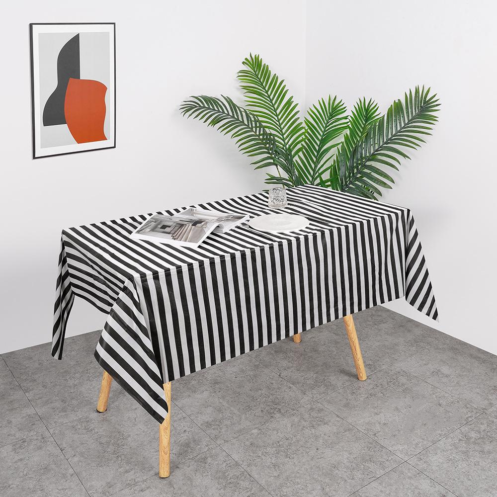 1/3pcs Plastic Tablecloth Disposable Tablecloth Party Picnic Table Waterproof Mat Wedding Home Decoration