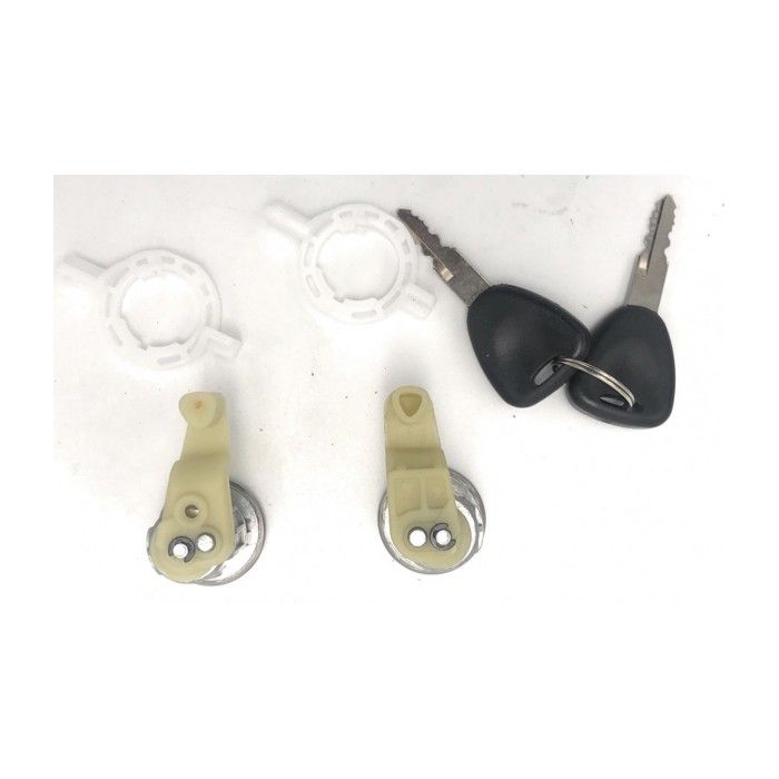Door Cylinder - Renault - Clio 2 - Set of 2 - With Keys - Adaptable