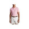 חולצת פולו רגילה עם לוגו slim fit לגברים ורוד MNPOKNI1N820336-650