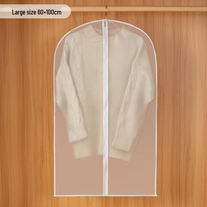 Housse de garde-robe transparente 3D anti-poussière: Protection des Vêtements et Manteaux