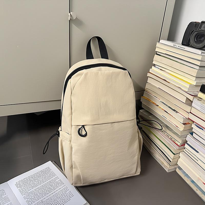 Schoolbag Schoolbag Girls Pure Large Capacity Versatile Trend Backpack Junior High School Students Sweet Wind Japanese High Value Backpack