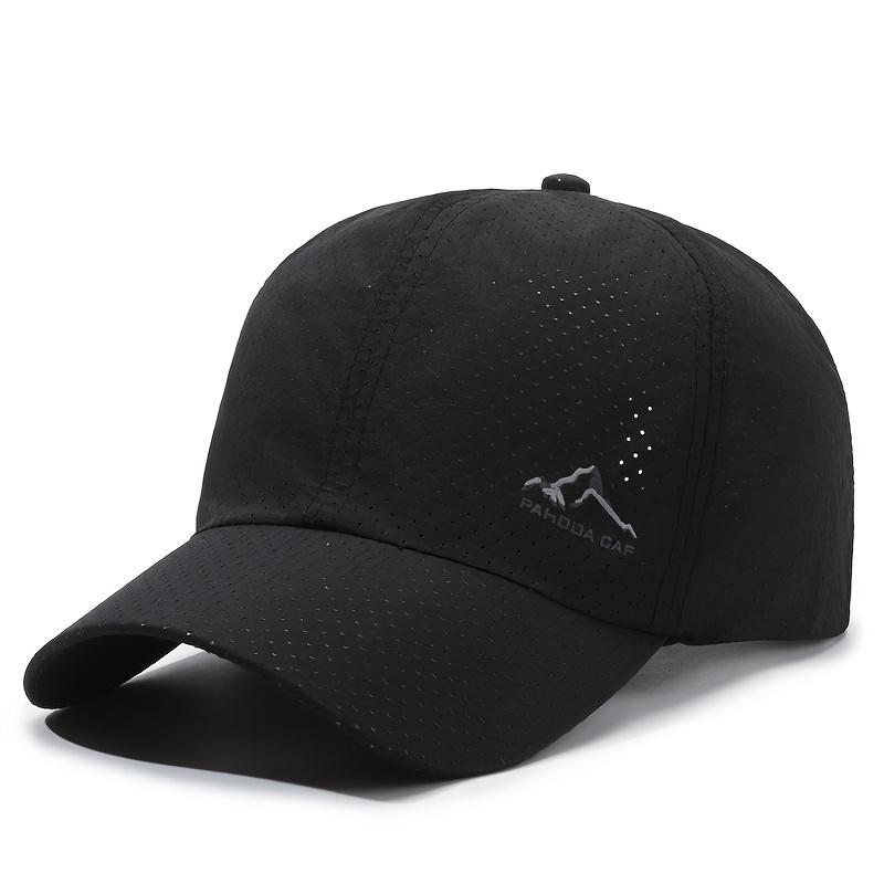Summer Quick-Drying Men's Baseball Cap Sun Hat Women's Sports Cap Camping Hat