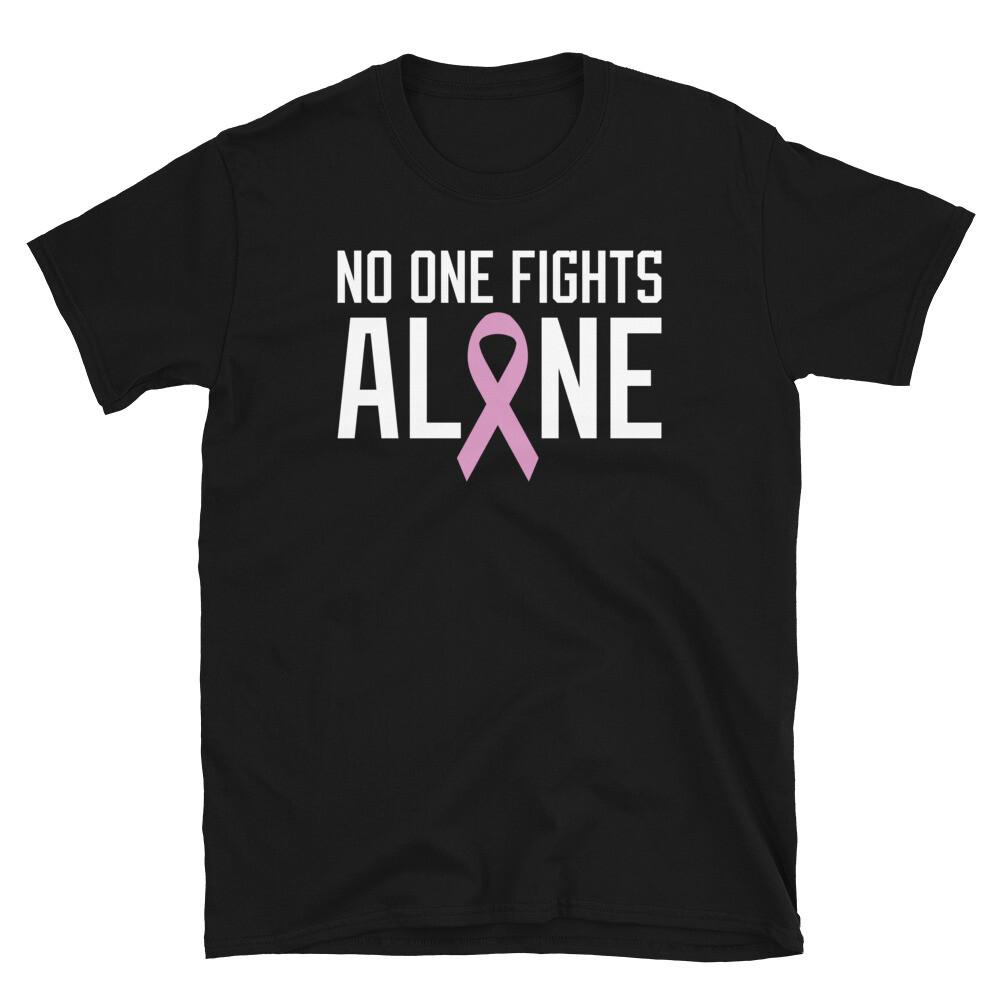 Testicular Cancer No One Fights Alone Awareness Short-Sleeve Unisex T-Shirt