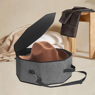 Scatola Porta Cappello da Spiaggia Multiuso con Cerniera Antipolvere Organizzatore Cowboy per