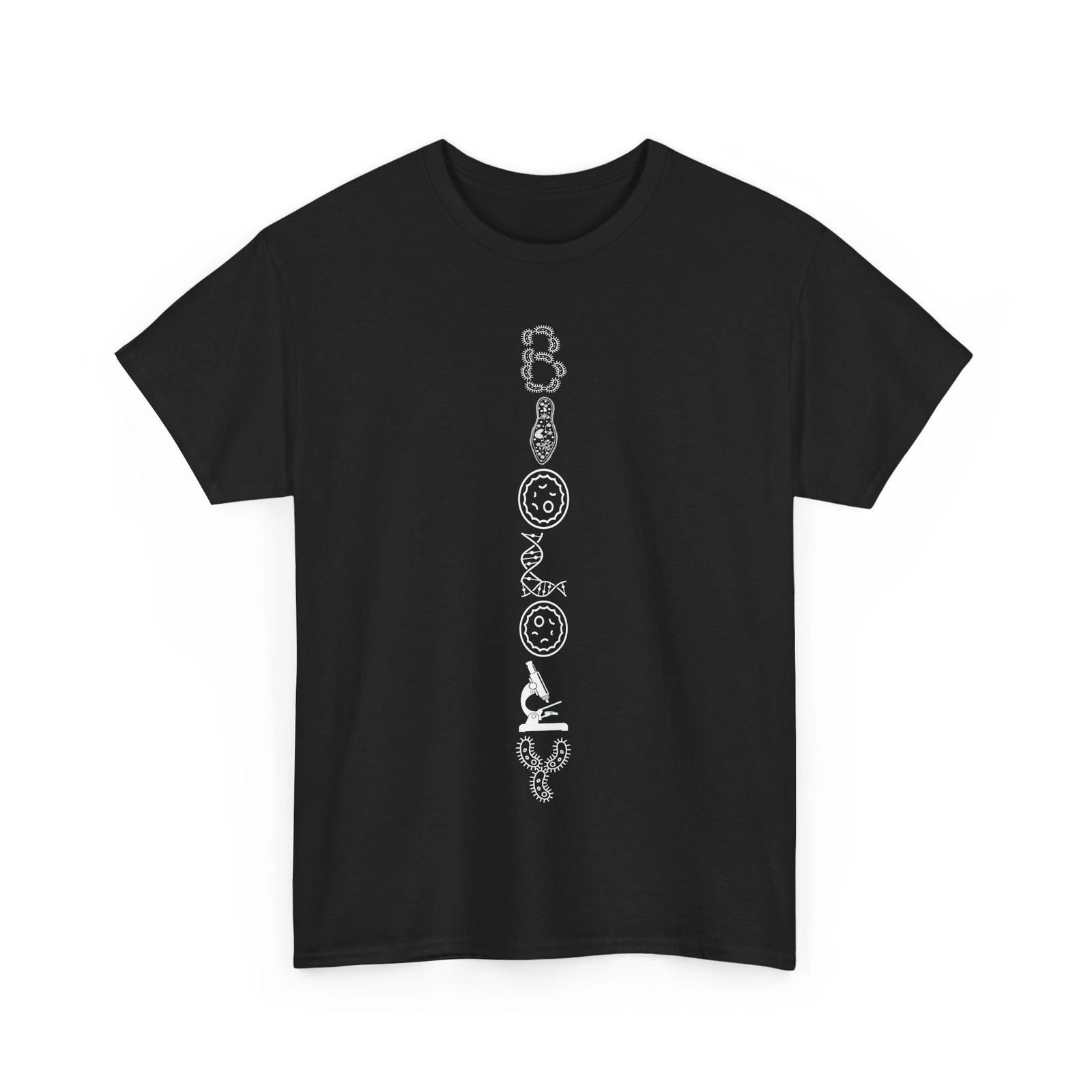 Biology Shirt, DNA Microscope Biologists Teachers Students Scientists T-shirt 2XL