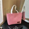 Stylish Striped Tote Bag: Lightweight, Versatile & Perfect for Back to School - Trendy Women's Phone Bag