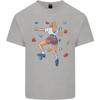 Female Rock Climber Climbing Wall Unisexs Light Cotton TShirt