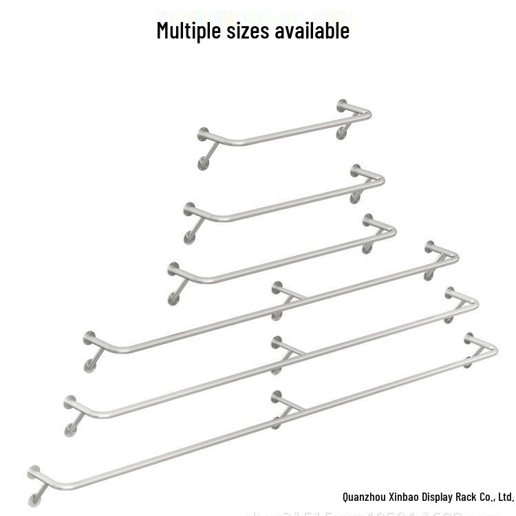 Wall-Mounted Garment Display Rack for Women's and Children's Clothing Stores