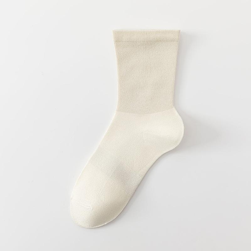 Women's Summer Thin Mesh Breathable Loose Mouth 10A Class Antibacterial Deodorizing Moon Son Long Socks