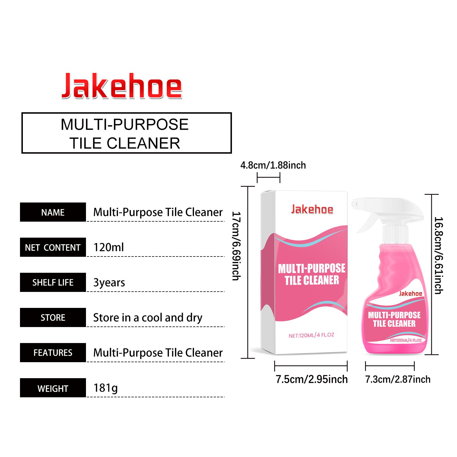 

120ml Ceramic Floor Cleaner Powerful Household Oil Dust Dirt Stain Removal Foam Agents Spray Kitchen Toilet Tile CleaningCleaner 120ml