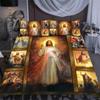 Bettbezug-Set Christlicher Jesus Bergpredigt Bettwäsche-Sets Kissenbezug