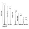 Cute Stainless Steel Round Photo Clip Elegant Note Clamp Stand  Restaurant Table