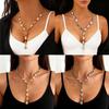 Baroque Irregular Pendant Clavicle Chain Necklace for Women