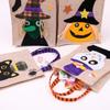 Linen Halloween Gift Bags Cartoon Pumpkin Ghost Witch Gift Candy Bag Trick or Treat Pouch 2026 Halloween Decoration