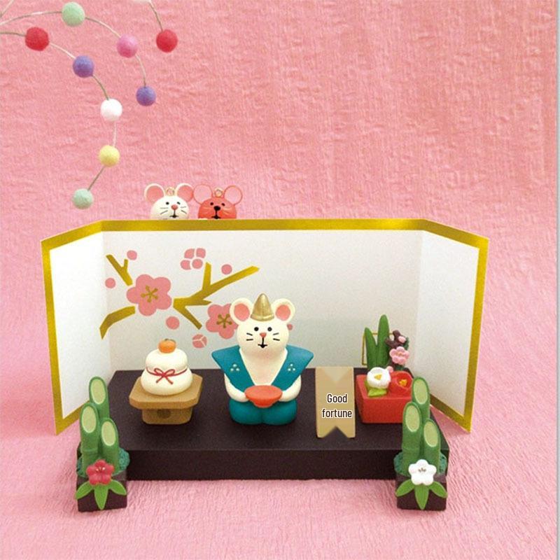 Weißer Katzen-Telefon- & Tablet-Ständer - Kreatives Harz-Ornament Geschenk