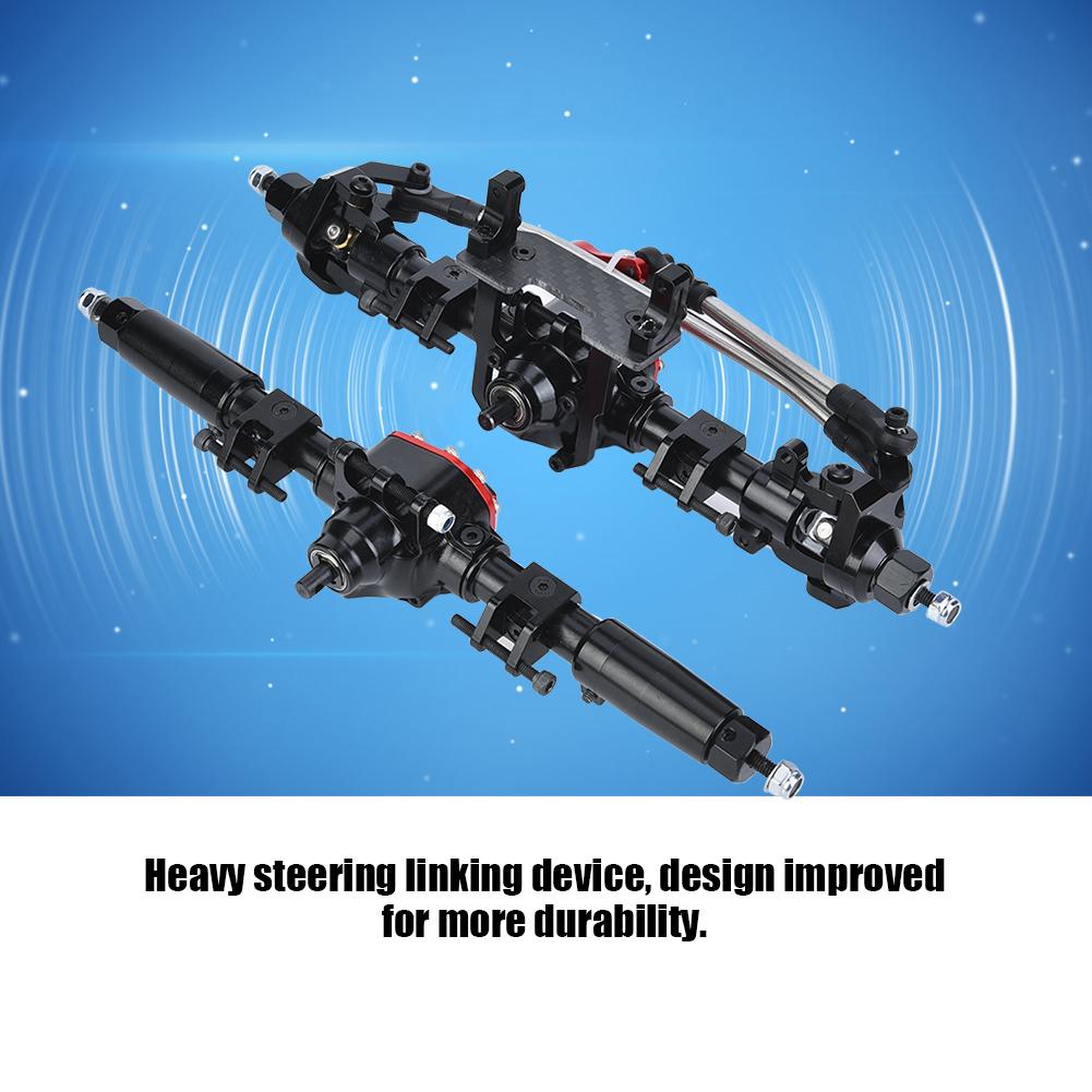 1/10 RC Aluminum Alloy Front and Rr Axle for Crawler   SCX10 II 90046 90047