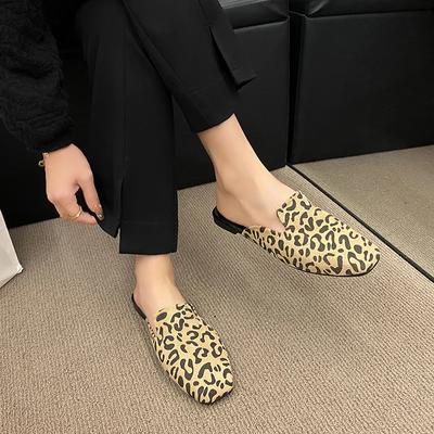 Zomer Nieuwe Dames Slippers Hoofddeksel Lage Hak Stoffen Sandalen Veelzijdige Banket Ballet Schoenen Strand Damesschoenen, Mode Slippers