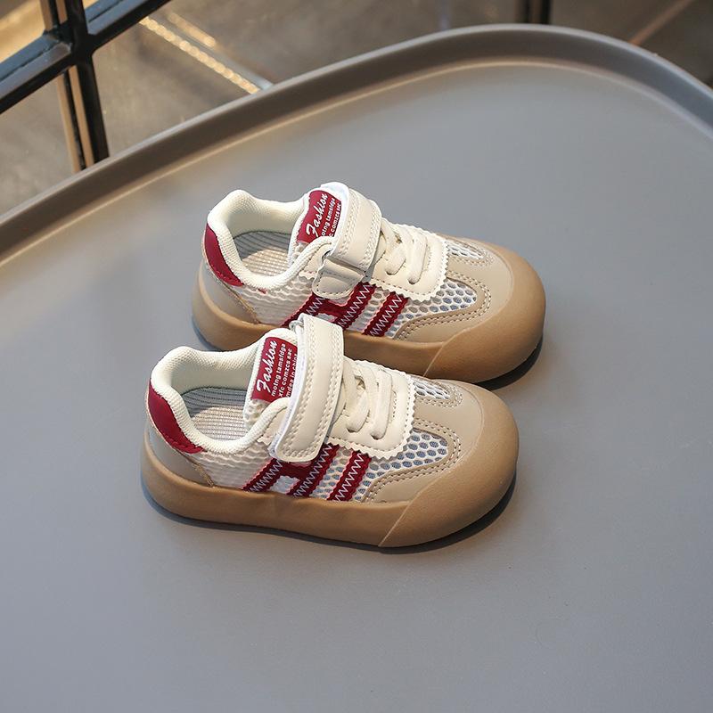 Children's Fashion Anti-kick Classic Low-top Board Shoes 2025 Spring New Korean Version of Boys and Girls Color Matching Casual Small Single Shoes