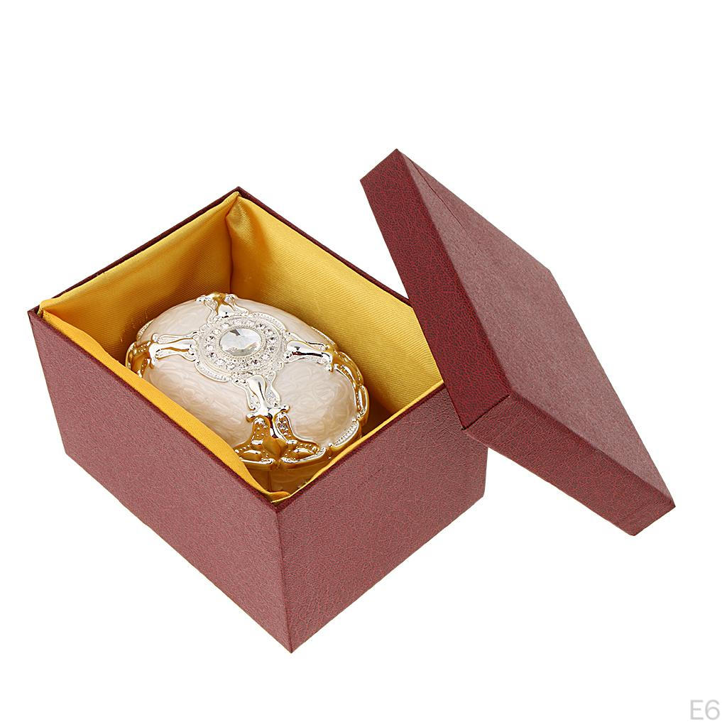 Chest Trinkets Jewelry Box Storage Studs Ring Holder Case