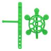 Baby Teething Toy Food Grade Silicone Anti Lost   Buckle Teething Bracelet Tortoise Shape Hand Teether Toy
