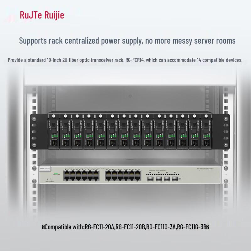 Ruijie Gigabit Fiber Optic Transceivers & Rack Series