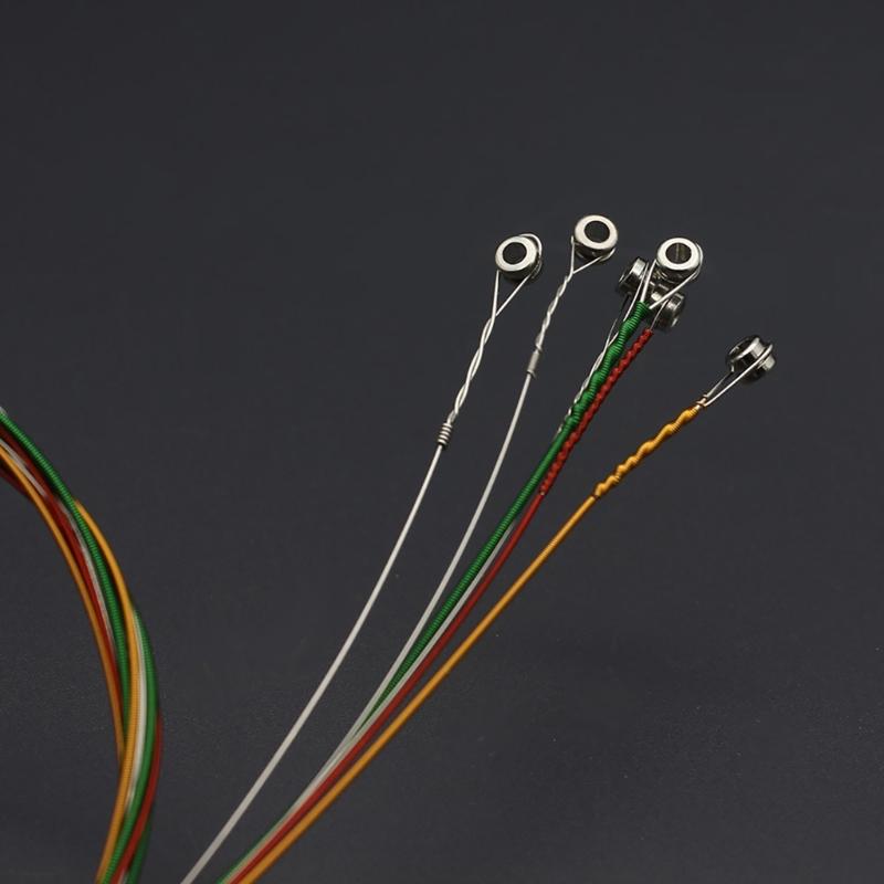 6PCS Professional Electric Guitar Strings Acoustic Guitar Accessories Music Performances Strings Stainless Steel Texture